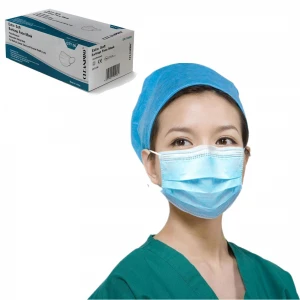 Surgical face mask with 3ply filtration