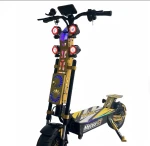 Power 10000W Brushless Motor Foldable Adult Electric Scooter with 100km/h Max Speed 400KG Load Capacity 72V Battery