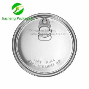 Aluminum Easy Open Ends Can Lids for metal cans composite cans