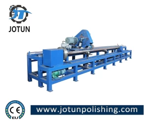 Stainless steel pipe outside surface polishing machine