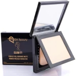 IDA Beauty  Matte Makeup Powder Pressed Foundation | Lightweight | Vegan, Halal, Cruelty-Free (OBY 01,12g)
