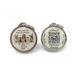 13.56Mhz Unique RFID NFC Epoxy Smart Pet Dog Tags
