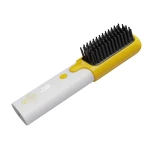 Rechargeable Cordless Hair Straightener Brush – Ionic 100M, 3 Heat Levels, 30s Fast Heat, Detachable Head, Type-C, Port