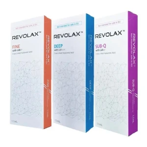 Revolax Deep Fine or Sub-Q Cross Linked Hyaluronic Acid Ha Dermal Filler