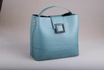 Simple Trendy Leather Handbag Commuter OL Handbag Messenger Bag