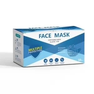 Factory Custom Logo Cardboard N95 Face Mask Box Mask Packaging Box, Paper Consumable Package Box Disposable Kn 95 Face Mask KN95, Face Mask Paper Box