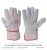 Import RG-4016 Red & White Stripped Leather Working Gloves from Pakistan