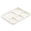 Bagasse 5 Compartment Tray