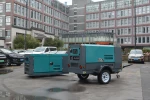 Diesel Air Compressor with high pressure for water well drilling rig