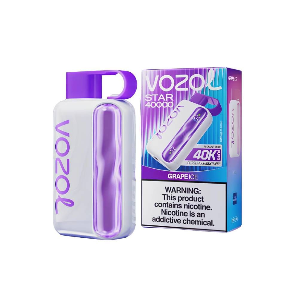 elfbar elfa kaufen Vozol Star 9000 Grape Ice Disposable Vape main image 1