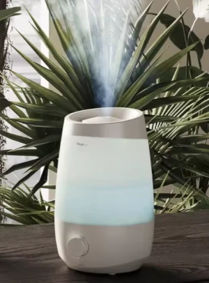Electric Top-Fill 2.5L Capacity Ultrasonic Humidifier with Mood Light PP Material Aromatherapy Device for Hotels