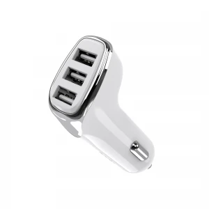 3 USB fast charging car charger