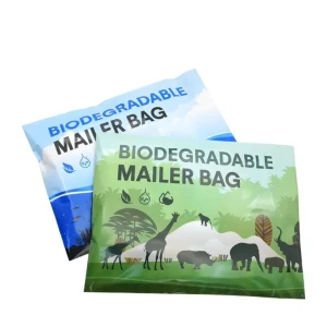 Custom Plastic Compostable CMYK Express Courier Poly Mailer Bags