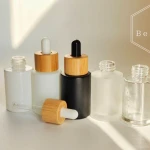 Glass dropper bottle