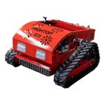 mini robot lawn mower crawler grass cutter with remote control