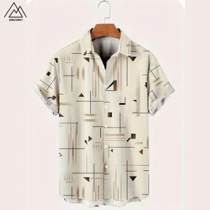 Custom Professional Business Men's Shirts Formal Office Wear Slim Fit Plus Size Casual Workplace