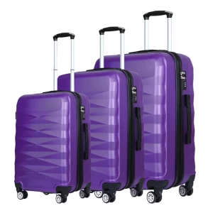 20''/24''/28''Luggage Sets 3 Piece Hardside Expandable Luggage Suitcase Sets With Wheels