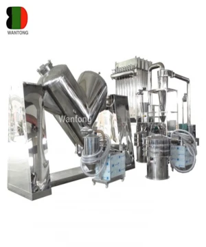 V shaped mixer mixing machine with forced stir