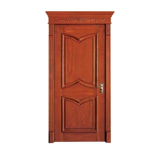 Factory Customized American European Style Hotel Villa Residential Baking Solid Wood Swing Side Hung Room Door
