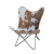 Import Iron Leather Butterfly Chair from India