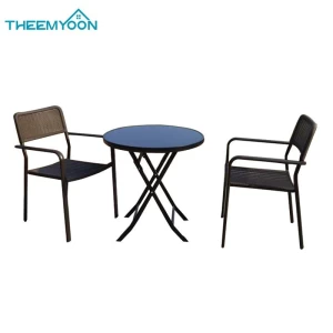 Balcony furniture outdoor seating garden table and chairs set of two or four people