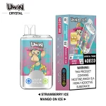 Bulk Buy UWIN CRYSTAL TWINS 40000 Puffs Strawberry Ice/Mango On Ice Vape