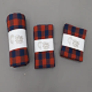 The Indian Towel Company - 2 Bath Towel, 2 Hand Towel & 4 Face Towel Combo - Red & Blue