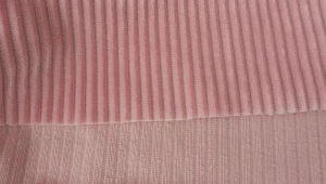 China Jacquard Stripe Style Blanket Garment Home Textile Flannel Coral Polar Fleece Knitting Fabric