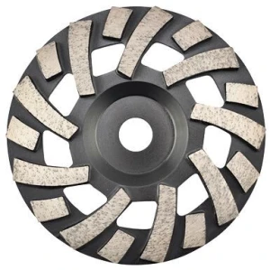 High Performance GUSHI Tools 5" Laser Welding Turbo Cup Wheel for Concrete