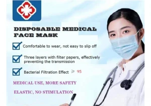 3 ply Disposable Medical Mask