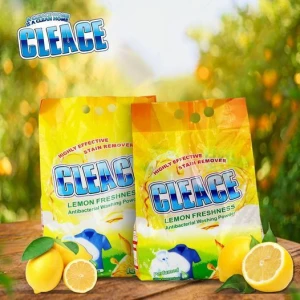 Household wholesale supplier of Lemon scent washing powder with long lasting fragrance