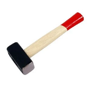 1 kg Club Hammer Head with white wooden handle