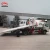 Import 1 pull 2 cars Tow wrecker truck 4X2 truck mounted Recovery Vehicle with Siren and top mounted Alarm from China