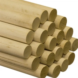 10 pieces unfinished hardwood dowel texture beautiful multifunctional hot selling wood stick wholesale