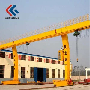 10 t single beam girder rail mounted gantry crane