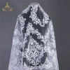 100% Rayon embroidery organza wedding dress lace fabric FL-02