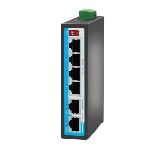 100M 6 port terminal block Din rail  Industrial PoE  network Switch for outdoor used