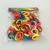 Import 100pcs/bag 3cm  factory wholesale cheap seamless elastic hair tie Colorful Korean ponytail holder for ladies hair band women from China