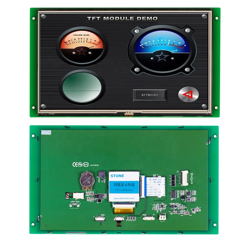 10.1 Inch LCD Touch Screen Panel RS232/ RS485/ TTL Interface Touch Screen Display Testing Instrument Long Replacement Period
