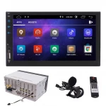 1024*600 7'' HD Touchscreen Car Stereo Android 10.0 2GB 16GB Double Din GPS In Dash Navigation Auto Radio Mirror Link Wifi USB