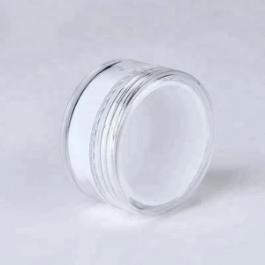 10ml Clear Polystyrene Concentrate Container Plastic Jar With Silicon Insert