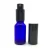 Import 10ml cosmetic packaging essential oil  blue glass bottle with black spray from China