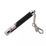 10mW Mini Safe Red Green light Pet Cat Laser Pointer with Keychain