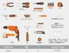 111 PCS Home Auto Tool Set with Case DIY use Power Tools Set