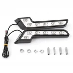12V L Shaped Driving Lamp Daytime Running Fog Light Durable Waterproof Car LED Lamp