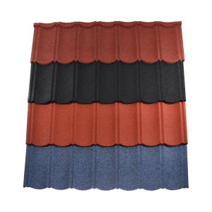 1340*420mm Best china low price building materials colorful stone coated metal roof tiles