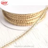 1/4inch Gold Trim Picot Ribbon Vintage Style Metallic Braid Picot Ribbon for Garment