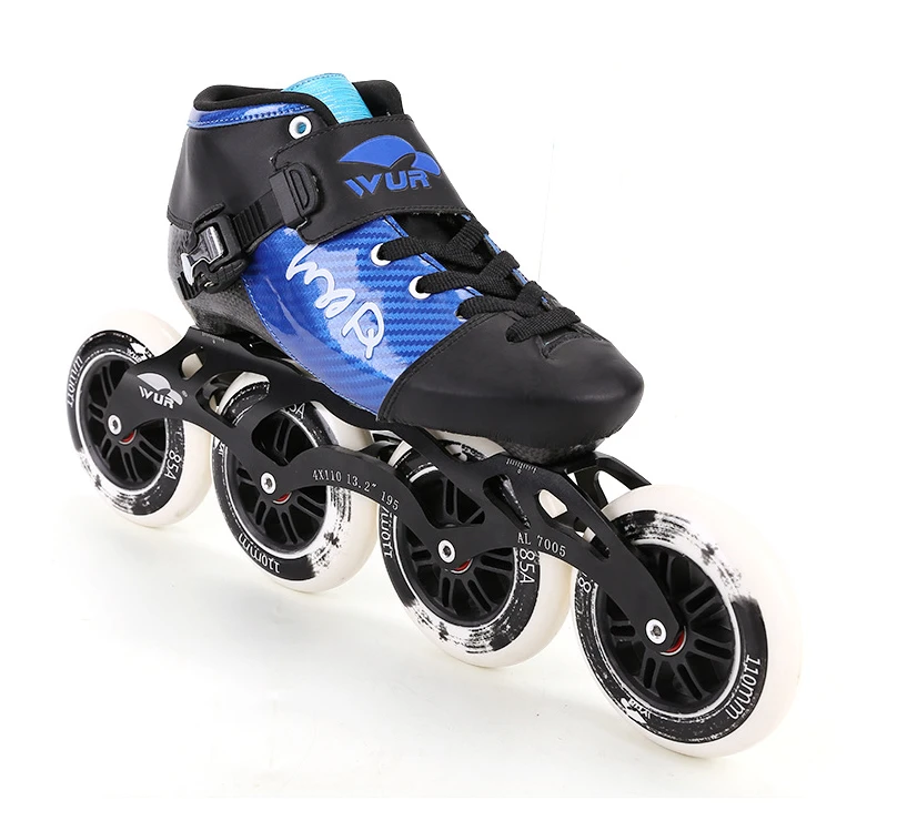 1.5 Layer Carbon Fiber Quad Roller Skates 4 Wheel Inline Speed Skates Professional Shoes for Adult Children