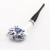 Import 160mm Chrysanthemum Pattern Decoration Straight Ceramic Smoking Pipe With Removable Cigarette Holder from China