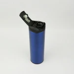 16oz Double wall drinkware heat insulated stainless steel vacuum coffee cups with lid